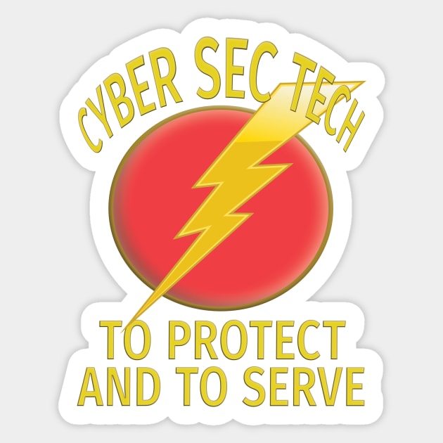 Cyber Security Technologist Sticker by UltraQuirky